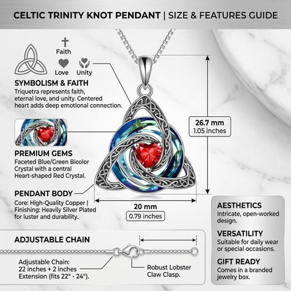 Celtic Knot Birthstone Amulet