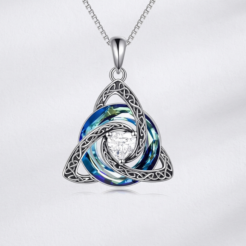 Celtic Knot Birthstone Amulet