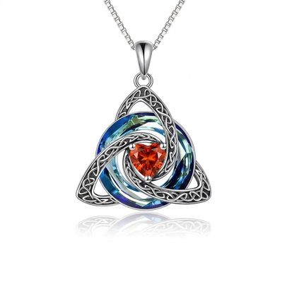 Celtic Knot Birthstone Amulet